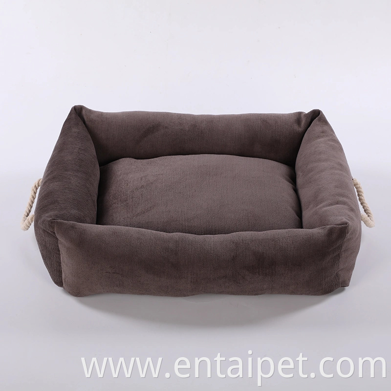 Rectangular Cuddler Removed Luxury Pet Beds Dog&Cat